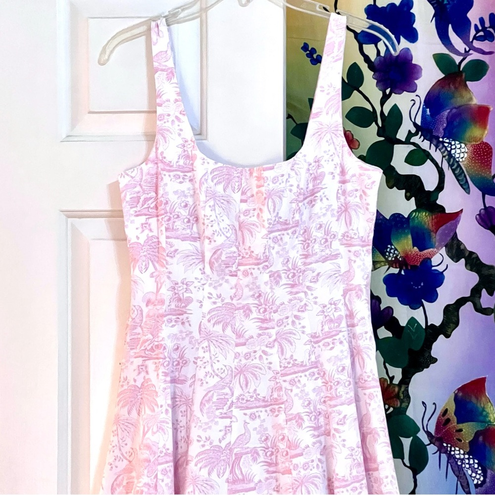 🌺🎉2XHP🎉🌺 NWT Staud Wells Midi Dress Cherry Blossom Toile - Picture 9 of 16